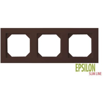 Raam Epsilon Slim 3-ne pruun