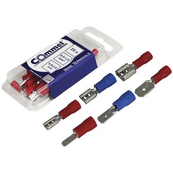 Juhtmeotsik "isa"+"ema" 2 x 10 tk/pakk  0,5–1,5 mm²