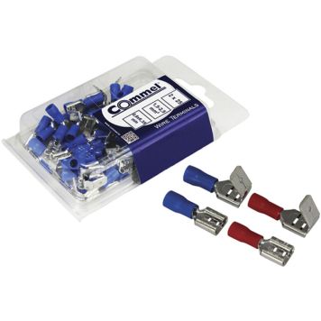 Juhtmeotsik "isa"+"ema" 2 x 25 tk/pakk 0,5–1,5 mm²