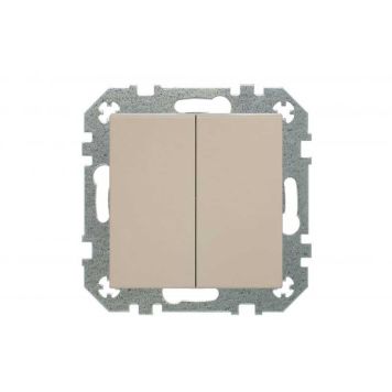 Lüliti Liregus Retro 10 A / 250 V 2-ne süvistatav beež