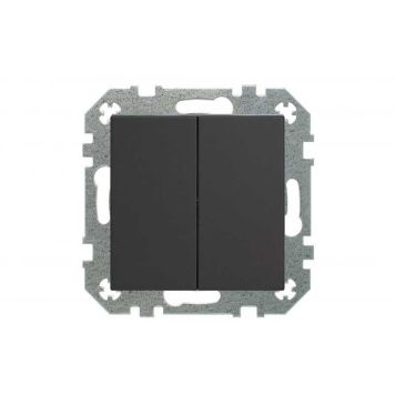 Lüliti Liregus Retro 10 A / 250 V 2-ne süvistatav must