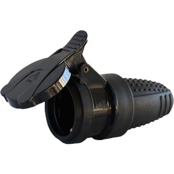 Pistikupesa kummist SY-CZ-29 IP44, must