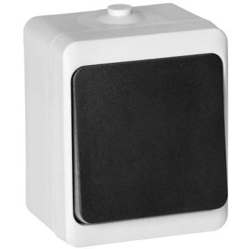 Lüliti 1-ne IP54 valge/must