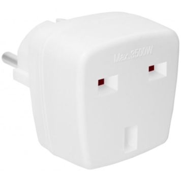 Adapter COL10 EU-UK 230V A10-COL10 AD75 250V 7.5A valge