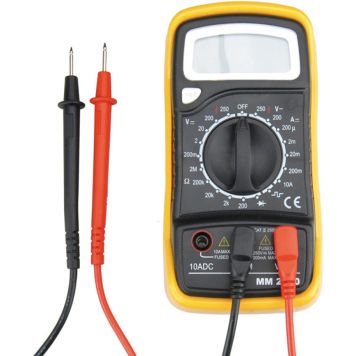 Digitaalne multimeeter DM250 must kollane