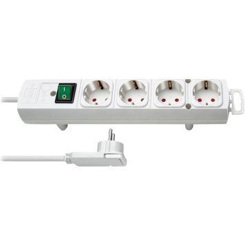 Pikendusjuhe Brennenstuhl, 4-ne valge