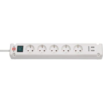 Pikendusjuhe Brennenstuhl 5-pesa, 2 x USB 3 m