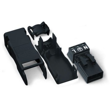 Pistikupesa Wago Winsta mini, 3 pistikut,1,50 mm²