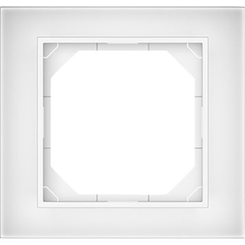 Montaažiraam Vilma Quadrum QR 1000 1-ne valge klaasist