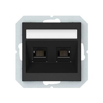 Arvutipesa raamita Vilma Quadrum QR 1000 2 x RJ45 CAT6 UTP must