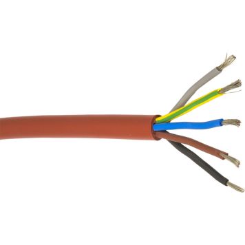 Silikoonkaabel kuumakindel Lietkabelis SiHF 5G2,5 mm² 5 m