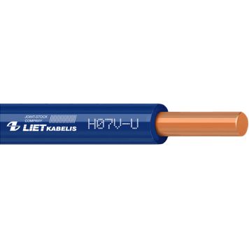 Elektrikaabel Lietkabelis H07V-U 1,5 mm² sinine