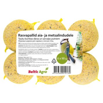 Rasvapallid lindudele 6 x 90 g