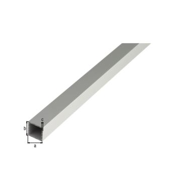 Nelikanttoru alumiinium 10 x 10 x 2000 mm