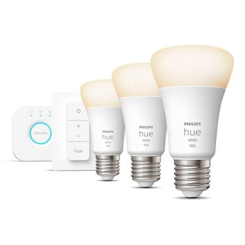 Stardikomplekt Philips Hue White E27 9,5 W