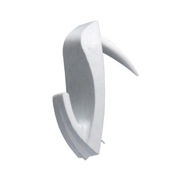 Pildi riputamise konks valge 4 tk