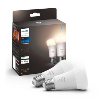 LED-nutilamp Philips Hue White 9,5 W E27, 2 tk