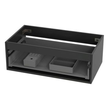 Külgkapp Camargue Skärgård IQ+ 80 cm matt must