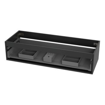 Külgkapp Camargue Skärgård IQ+ 120 cm matt must