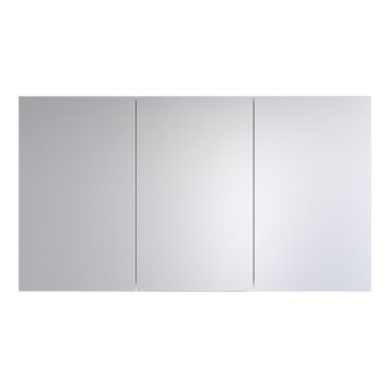 Peegelkapp Camargue Svanholm 120 x 65 cm matt valge