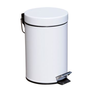 Prügikast Venus valge pedaaliga 3 l