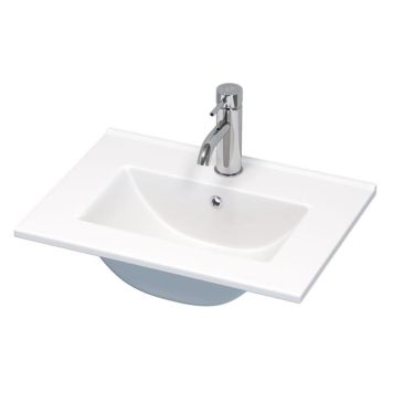 Valamu Camargue Svanholm Lake 50 x 36 cm läikiv valge