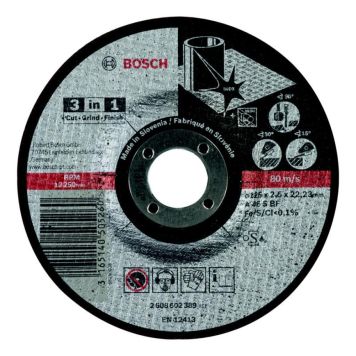 Lõikeketas Bosch 3-in-1 125 mm