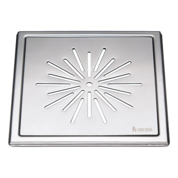 Trapikaas Smedbo Outline FK500 200 x 200 mm läikiv roostevaba teras