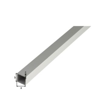 Nelikanttoru alumiinium 20 x 20 x 1000 mm