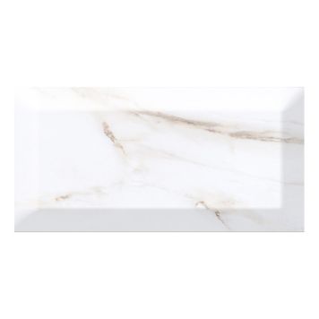 Seinaplaat Metro Carrara 10 x 20 cm läikiv valge