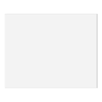 Seinaplaat Snow matt valge 19,8 x 24,8 cm