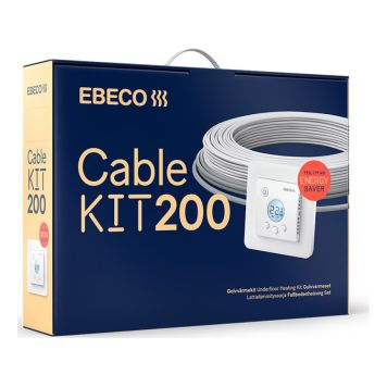 Põrandaküttekaabel Ebeco Cable kit 200, 100 W 8,9 m