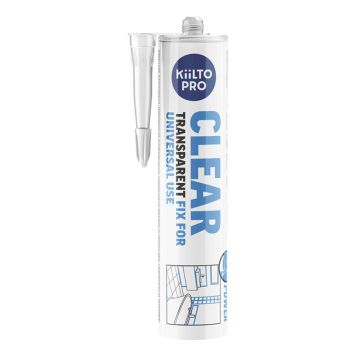 Hübriidtihedusmass Kiilto Pro Clear värvitu 290 ml