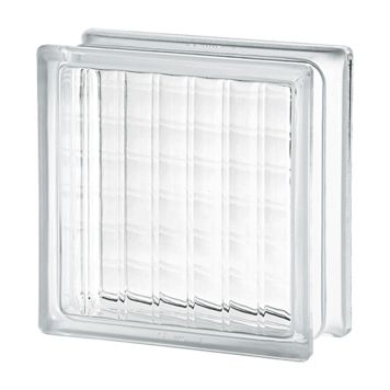 Klaasplokk lai triip 190 x 190 x 80 mm