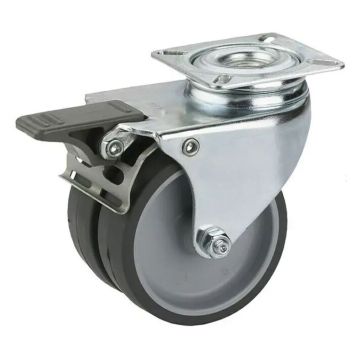 Topeltratas must/hall Ø 50 mm piduriga