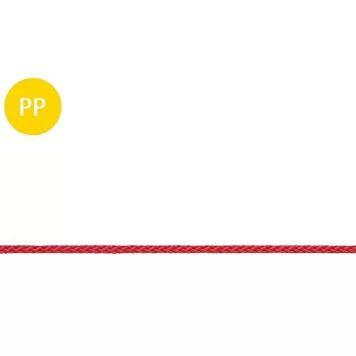 PP-nöör stabilit 3 mm punane