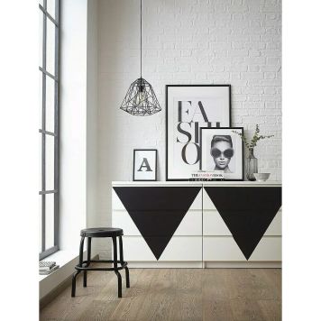 Kleepkile Must matt  67,5 x 200 cm