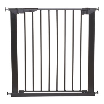 Turvavärav Modig must, metallist 735 - 796 x 730 mm