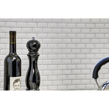 Mosaiik Brick Bond Diamond 30 x 30 cm Valge