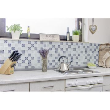 Klaasmosaiik Crystal Optik valge 30 x 30 cm