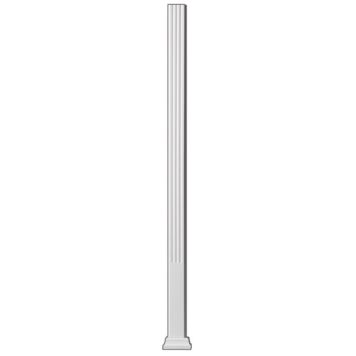 Radiaatori katte jalg Solo valge 39 x 78 x 945 mm