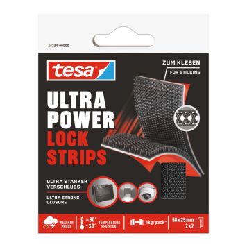 Ultra Power Lock Strips tesa ribad 5 cm x 25 mm 2 tk/pk