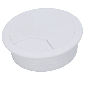 Kaabliläbiviigu kate 60 mm valge