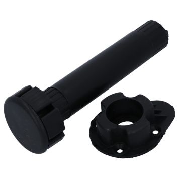 Reguleeritav mööblijalg 150 mm must