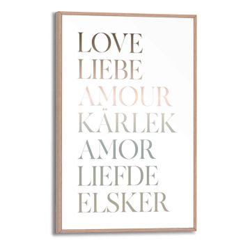Sisustuspilt Reinders Slimframe Love 20 x 30 cm