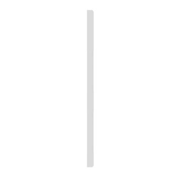 Trepipiirde otsapost Helsinki kõrge, valge 86 x 86 x 2500 mm