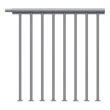 Piirde komplekt Dolle Atlanta ja Dallas treppidele Antratsiit