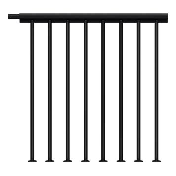 Piirde lisakomplekt Dolle Atlanta ja Dallas treppidele Must