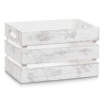 Puitkast Vintage, valge