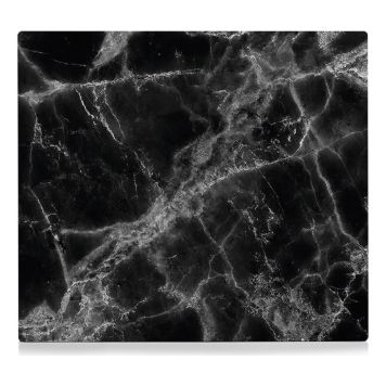 Pliidi katteplaat Marmor must